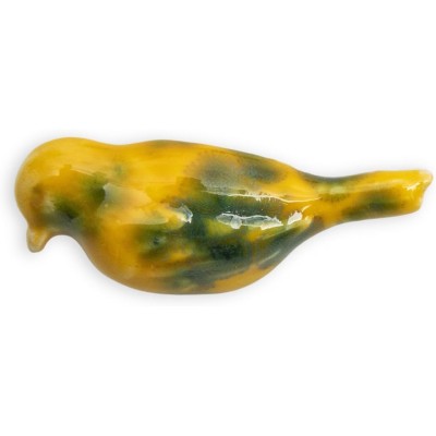 Bright Yellow Bird Brooch